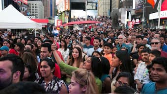 Diwali celebration at Times Square. PTI file