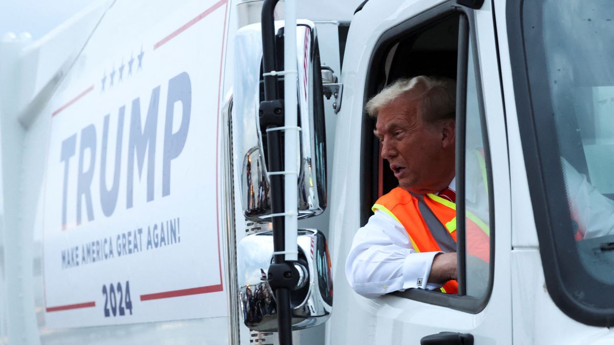 Why did Donald Trump dress as a garbage truck operator in Wisconsin? Why did Donald Trump dress as a garbage truck operator in Wisconsin?
