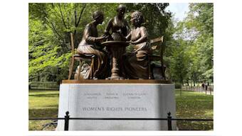 Many American women feel it is time to vote for a woman who can represent their ideas and thoughts. (File)