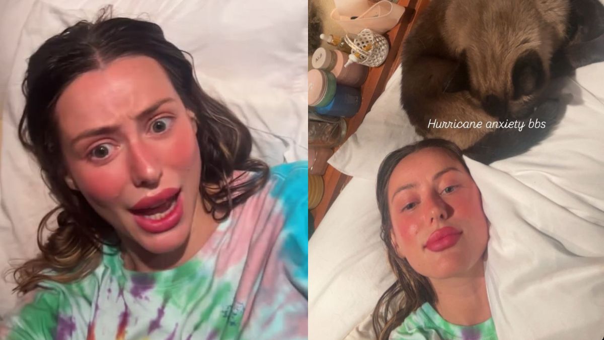 Social media influencer Caroline Calloway has refused to evacuate her Florida home amid Hurricane Milton. Image courtesy: Instagram/Caroline Calloway Social media influencer Caroline Calloway has refused to evacuate her Florida home amid Hurricane Milton. Image courtesy: Instagram/Caroline Calloway