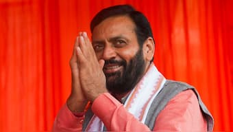 Nayab Singh Saini will take oath as the Haryana CM today. PTI 
