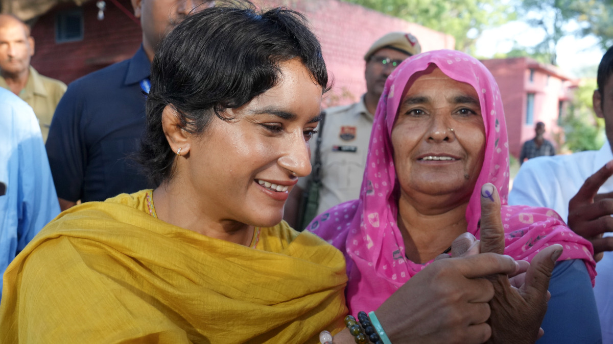 Vinesh Phogat's political journey off to a dream start after wrestling career ends with heartbreak Vinesh Phogat's political journey off to a dream start after wrestling career ends with heartbreak