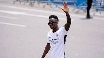 Real Madrid's Vinicius Junior was favourite to win Ballon d'or but the award wen to Rodri. Image: Reuters