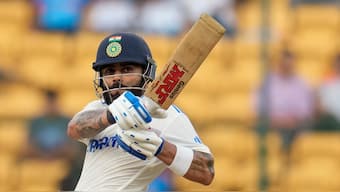 Virat Kohli leaves top 20 in ICC Men’s Test Batting Ranking for first time since 2014. Image: AP
