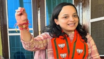 Shagun Parihar is also the lone BJP woman candidate and among the three women who have won in Jammu and Kashmir elections. Image Courtesy: @shagunpariharbjp/Instagram