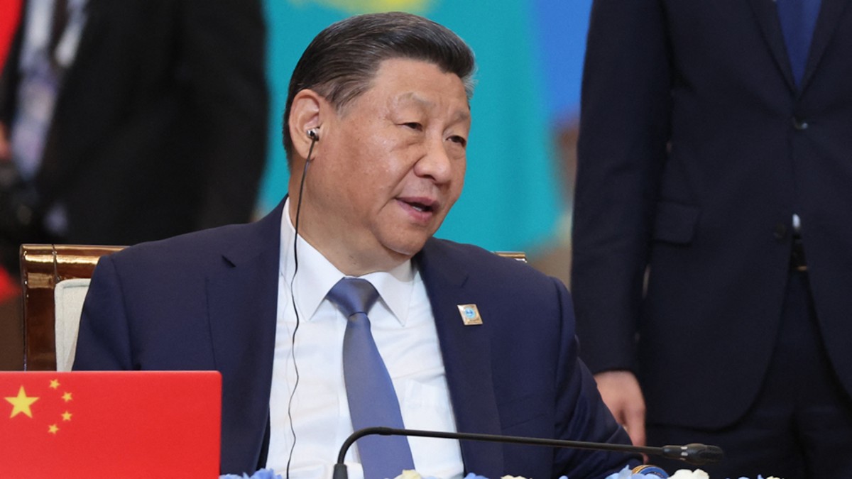 China's President Xi Jinping attends the SCO member states leaders' summit in Astana, July 4, 2024. Sergei SAVOSTYANOV / POOL / AFP China's President Xi Jinping attends the SCO member states leaders' summit in Astana, July 4, 2024. Sergei SAVOSTYANOV / POOL / AFP