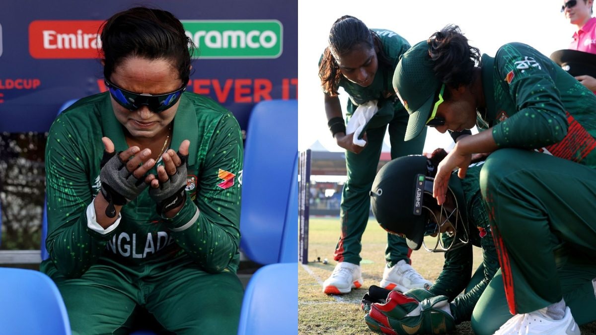 Emotional scenes in Sharjah as Bangladesh captain sheds tears after memorable T20 World Cup win over Scotland