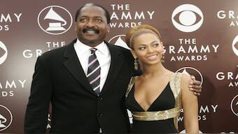 Singer Beyonce and her father Matthew Knowles. Today, Matthew is a survivor of male breast cancer. He was first diagnosed with it in 2019. File image/Reuters