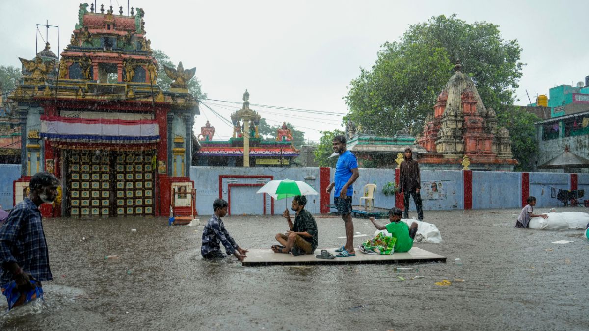 Chennai is wrestling with widespread flooding after a severe rainstorm hit the city and surrounding areas on Tuesday. PTI Chennai is wrestling with widespread flooding after a severe rainstorm hit the city and surrounding areas on Tuesday. PTI