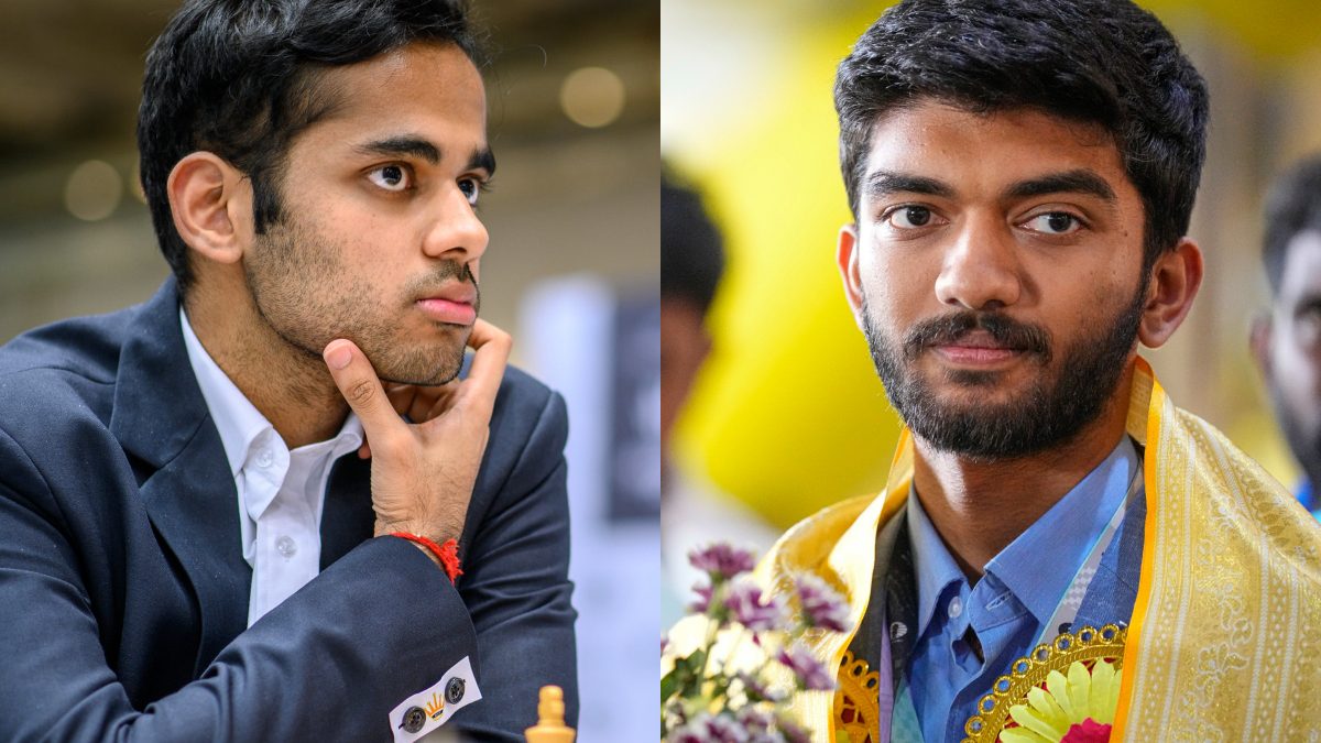D Gukesh and Arjun Erigaisi have entered the top five in the chess ranking for the first time. Images: Michal Walusza/PTI
D Gukesh and Arjun Erigaisi have entered the top five in the chess ranking for the first time. Images: Michal Walusza/PTI