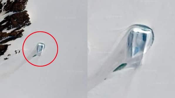 What's the truth behind the mysterious 'door' spotted in Antarctica?