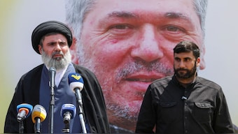 Hezbollah official Hashem Safieddine (left) was the target of Israel's overnight airstrikes in Beirut last week. Now Israel has said it has killed Hassan Nasrallah's successor but not named him. File image/Reuters