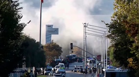 Turkey strikes 32 Kurdish militant targets in northern Iraq and Syria after accusing PKK of 'terror attack'
