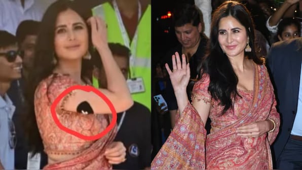 Katrina Kaif raises health concerns as she gets spotted with a black patch in viral video, users ask 'Is she diabetic?'