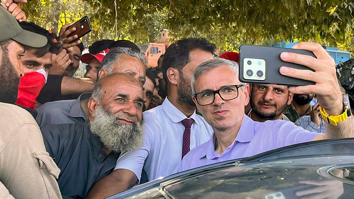 Haryana, JK election Results 2024 Omar Abdullah, Nayab Singh Saini