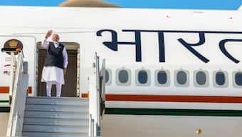 PM Narendra Modi is en route to Russia's Kazan for the Brics Summit. File image/PTI