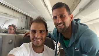 Novak Djokovic shared a picture with Rafael Nadal with a message on Instagram. Image: 
Novak Djokovic on Instagram