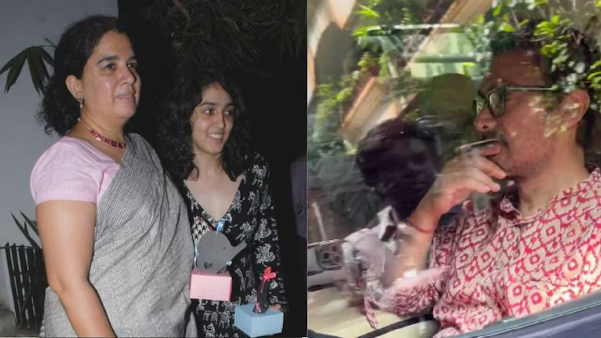 WATCH: Aamir Khan pays a visit to ex-wife Reena Dutta as her father passes away WATCH: Aamir Khan pays a visit to ex-wife Reena Dutta as her father passes away