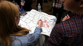 In Graphics | How did red and blue become synonymous with Republicans and Democrats?
