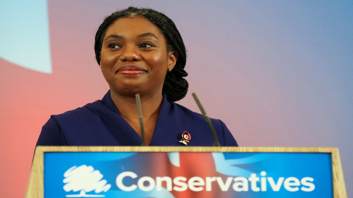 Kemi Badenoch speaks on stage, on the day she was announced as the new leader of Britain's Conservative Party, in London, Britain, November 2, 2024. Reuters Kemi Badenoch speaks on stage, on the day she was announced as the new leader of Britain's Conservative Party, in London, Britain, November 2, 2024. Reuters