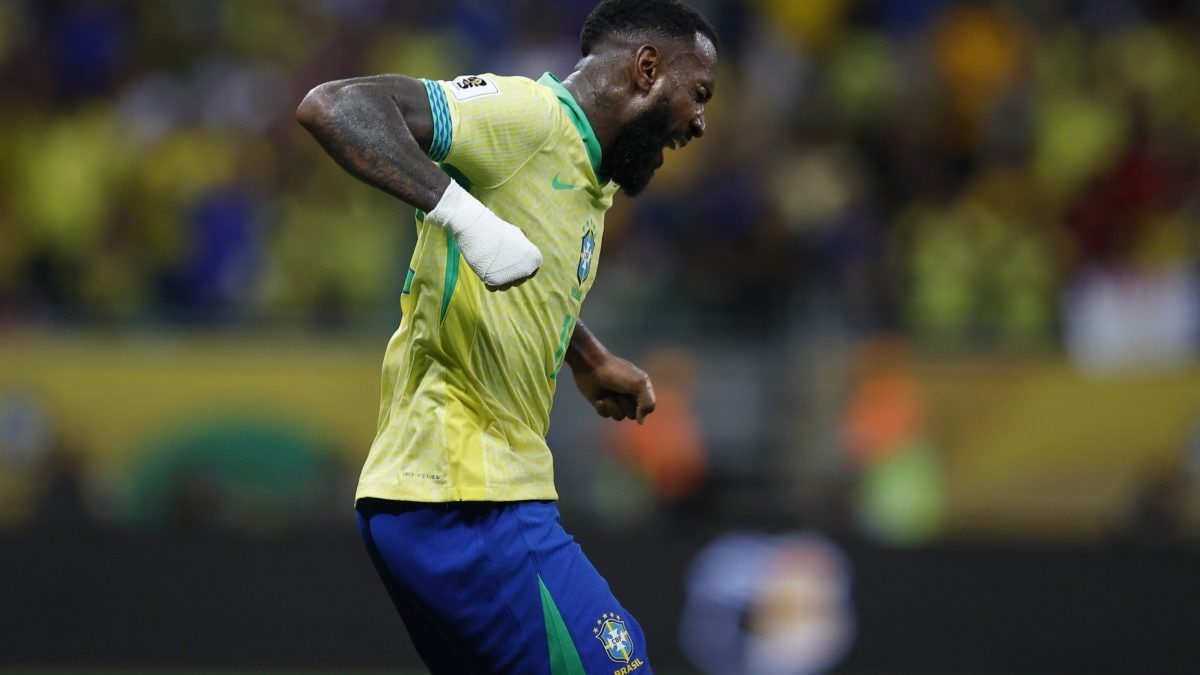 WATCH: Gerson's sensational volley goal as Brazil draw 1-1 with Uruguay