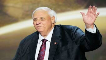 West Virginia Gov. Jim Justice during the Republican National Convention in Milwaukee on July 16, 2024. File Image: AP