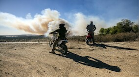 'All gone': Thousands told to evacuate as wildfire nears Los Angeles