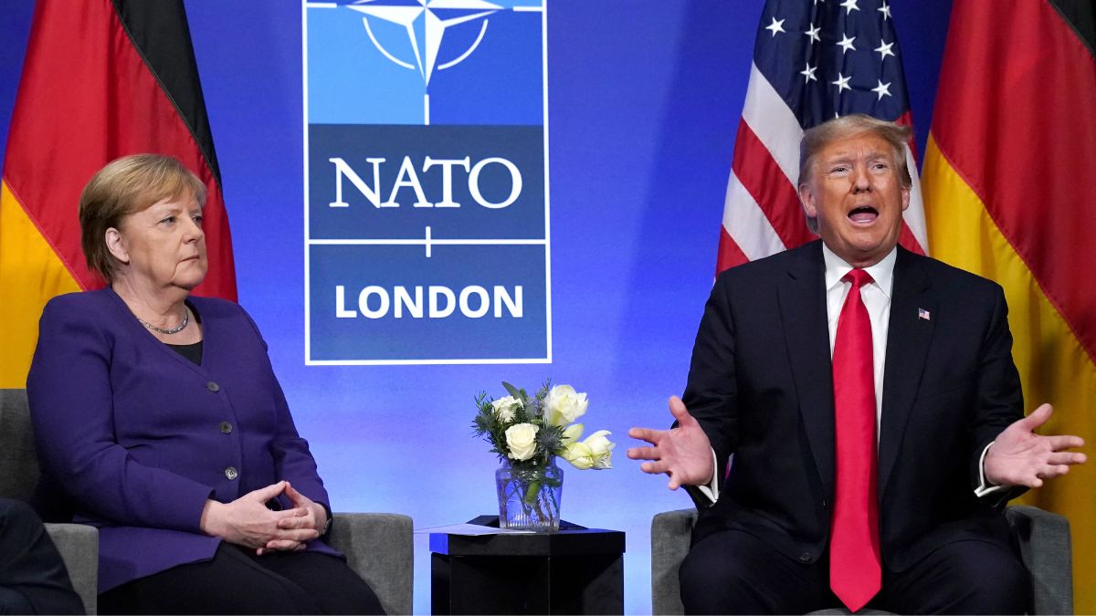 Angela Merkel said one of her first mistakes was considering that then-US President Donald Trump was 'completely normal'. Reuters Angela Merkel said one of her first mistakes was considering that then-US President Donald Trump was 'completely normal'. Reuters