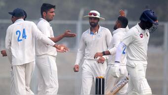 Overall, Anshul Kamboj is the sixth Indian bowler to take all 10 wickets in a single innings of a first-class match. Image: Jay Shah on X