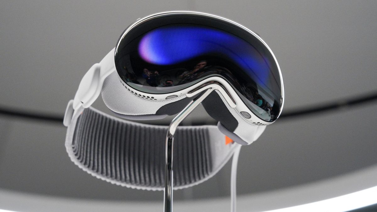 The original Vision Pro, which was revealed at WWDC 2023, carries a hefty starting price of $3,499 for its 256GB base model. It also offers 512GB and 1TB options for those wanting more storage. Image Credit: Reuters The original Vision Pro, which was revealed at WWDC 2023, carries a hefty starting price of $3,499 for its 256GB base model. It also offers 512GB and 1TB options for those wanting more storage. Image Credit: Reuters