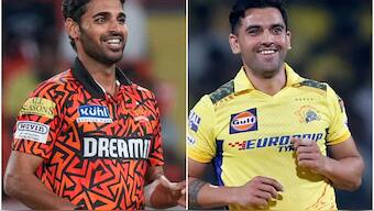 Bhuvneshwar Kumar and Deepak Chahar were a two of the most expensive buys on Day 2 of the IPL 2025 auction. PTI / AP 