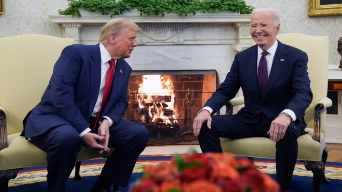 Former President Joe Biden and President Donald Trump in the Oval Office. AP File Former President Joe Biden and President Donald Trump in the Oval Office. AP File