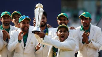 Pakistan won the last Champions Trophy in 2017. Image: Reuters