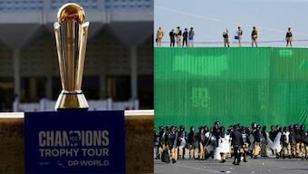 The BCCI is expected to secure a Hybrid Model for Champions Trophy after recent unrest in Pakistan. Image: PCB on X/AP