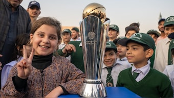 The Champions Trophy is currently on a tour across Pakistan. Image: PCB on X