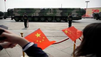 The Pentagon’s 2023 report to Congress assessed that China now has approximately 500 nuclear warheads for delivery by land-based ballistic missiles, sea-based ballistic missiles, road-mobile systems, and bombers. Image: Mark Schiefelbein/AP