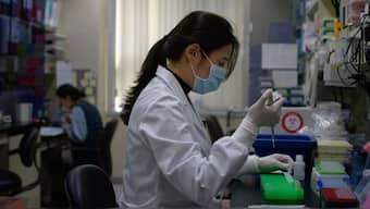A lab technician working in Seoul, South Korea. (Representative Photo, Credit: AFP)