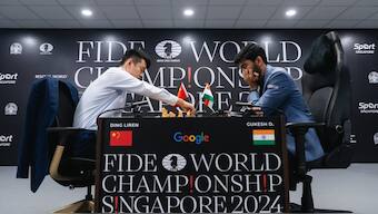 D Gukesh vs Ding Liren Highlights: Gukesh beats Liren in Round 3, wins his first match in World Chess Championship 2024