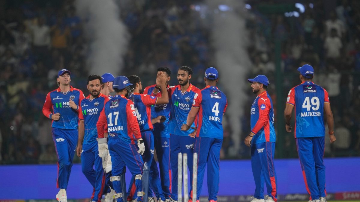 Delhi Capitals team in action during IPL 2024. Image: AP Delhi Capitals team in action during IPL 2024. Image: AP