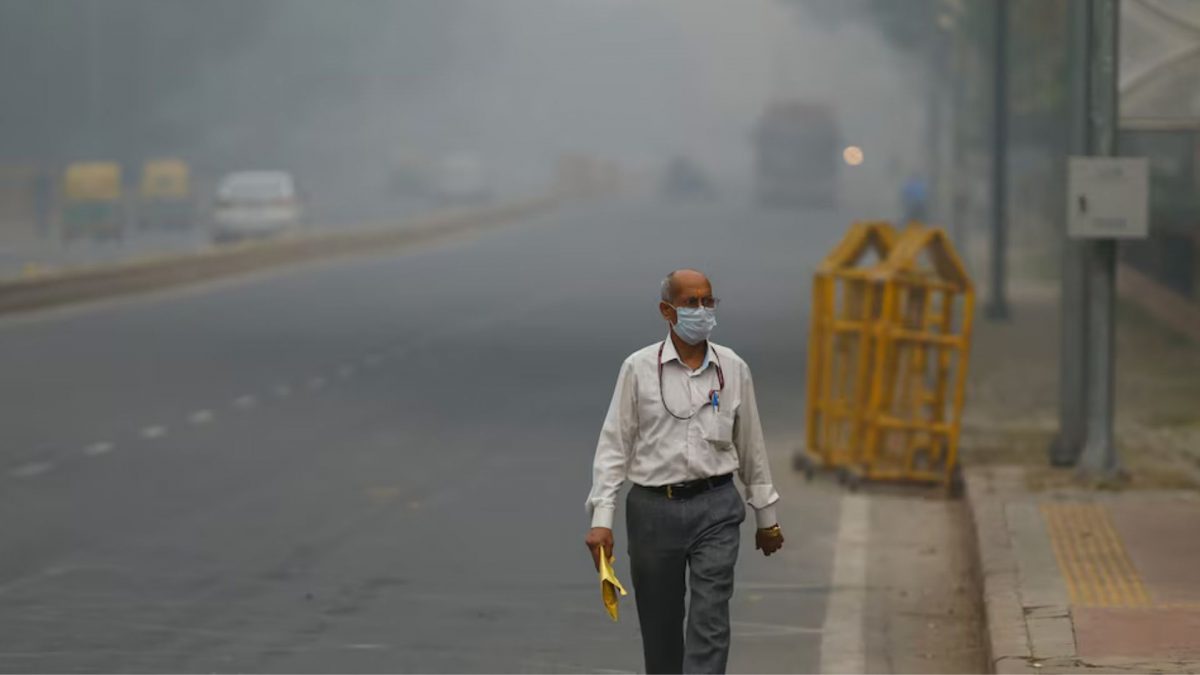 A man wearing a mask walks on a road amid a smoggy morning in New Delhi, India. Source: Reuters. A man wearing a mask walks on a road amid a smoggy morning in New Delhi, India. Source: Reuters.