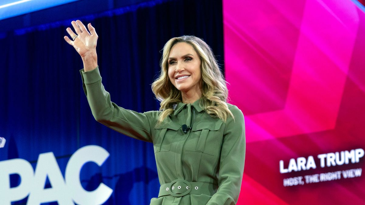 FILE - Lara Trump waves to the crowd before she speaks during the Conservative Political Action Conference, CPAC 2024, at the National Harbor in Oxon Hill, Md., Thursday, Feb. 22, 2024. (Photo: AP) FILE - Lara Trump waves to the crowd before she speaks during the Conservative Political Action Conference, CPAC 2024, at the National Harbor in Oxon Hill, Md., Thursday, Feb. 22, 2024. (Photo: AP)