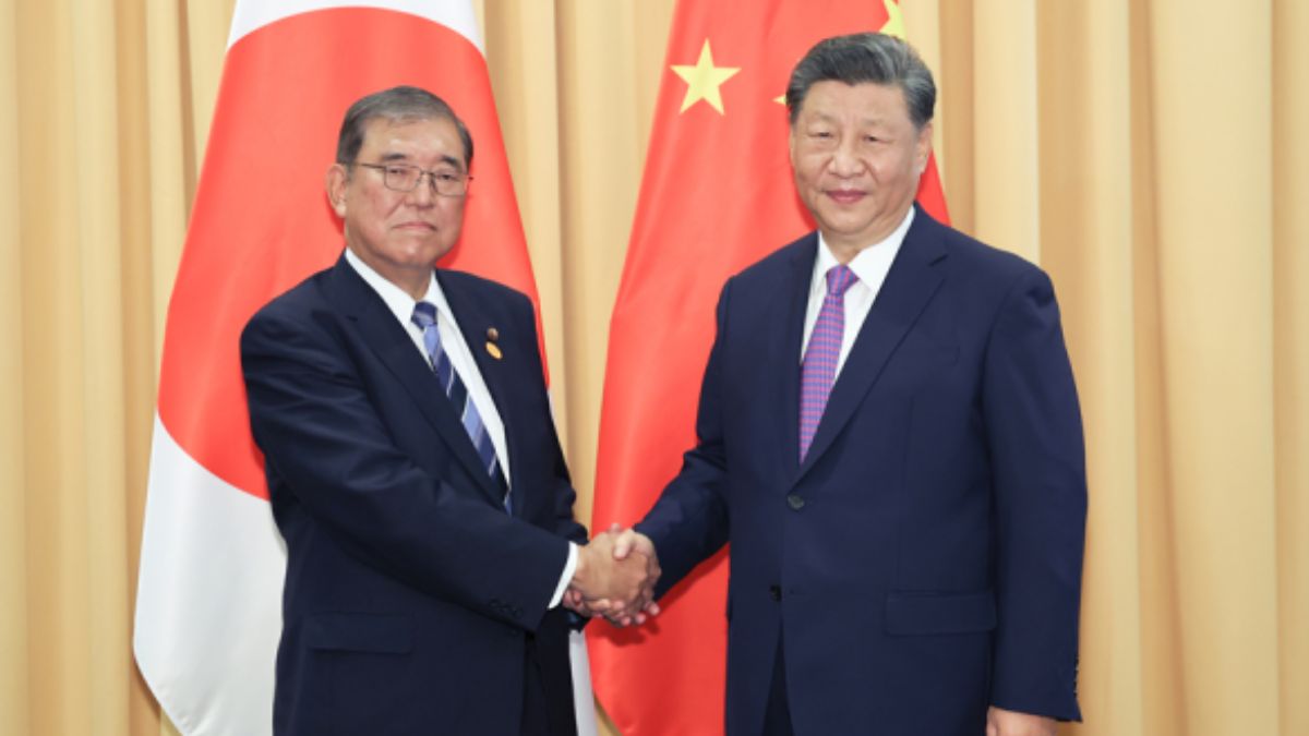 Chinese President Xi Jinping and Japanese Prime Minister Shigeru Ishiba. (Photo: Chinese Embassy) Chinese President Xi Jinping and Japanese Prime Minister Shigeru Ishiba. (Photo: Chinese Embassy)