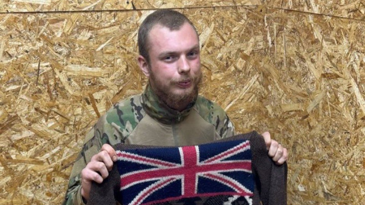 22-year-old James Scott Rhys Anderson said in the video that he regretted signing up to fight for Ukraine. Source:  Blog via Public Telegram 22-year-old James Scott Rhys Anderson said in the video that he regretted signing up to fight for Ukraine. Source:  Blog via Public Telegram