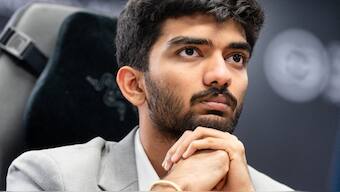 D Gukesh said that his loss to Ding Liren in the first game of the World Chess Championship was due to tactical oversight. Image: X / FIDE 