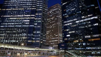 An evening view of the financial central district of Hong Kong, China on October 3, 2023. Reuters File