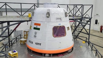 Crew module for the Gaganyaan Mission. Image Credit: ISRO