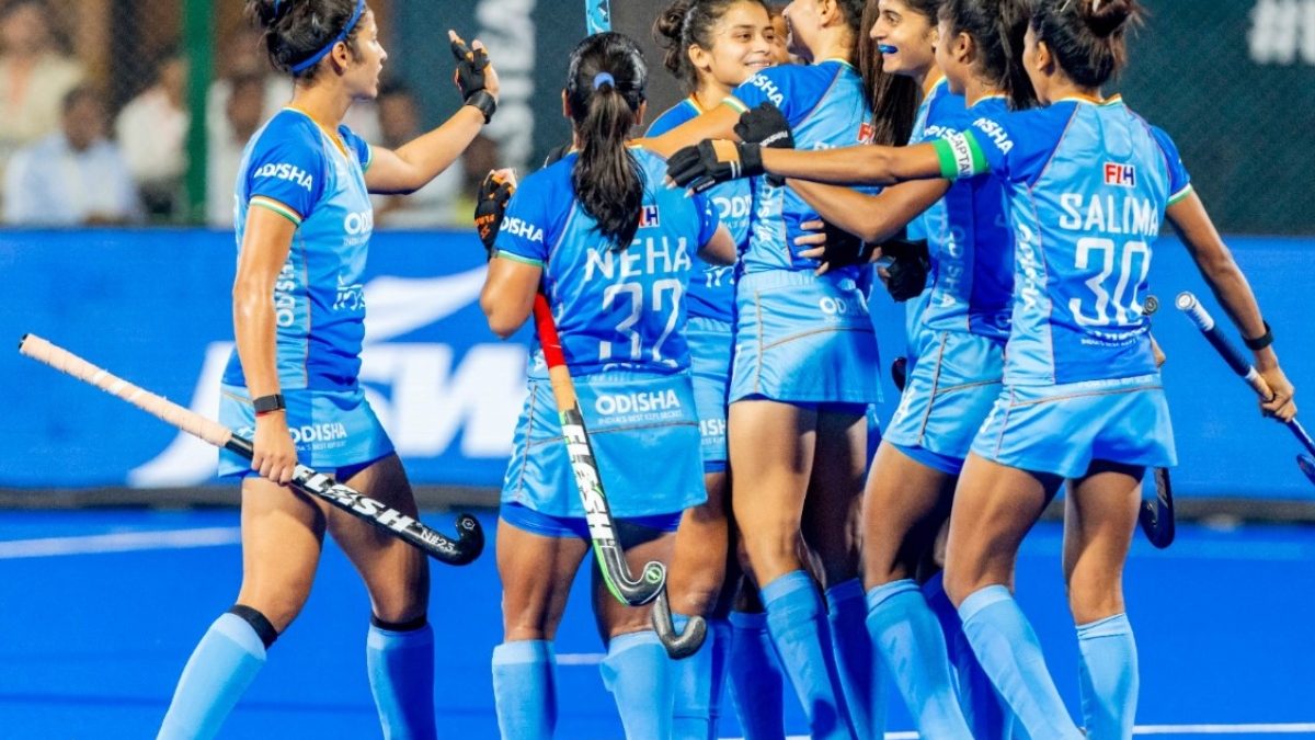 India have clinched the Women's Asian Champions Trophy title for the third time. Image: X / @TheHockeyIndia India have clinched the Women's Asian Champions Trophy title for the third time. Image: X / @TheHockeyIndia