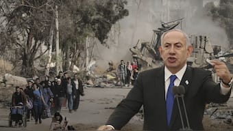 Israel's warfare in Gaza, under right-wing Prime Minister Benjamin Netanyahu's government, are "consistent with the characteristics of genocide", a UN Special Committee has found. Image sources: AP
