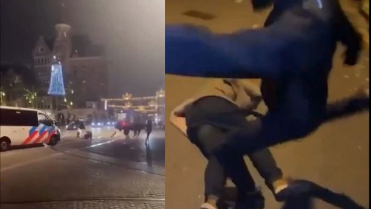 Israeli soccer fans attacked in a 'serious incident of violence in Amsterdam' on Thursday night, Israeli authorities said. Source: Screengrab | X. Israeli soccer fans attacked in a 'serious incident of violence in Amsterdam' on Thursday night, Israeli authorities said. Source: Screengrab | X.