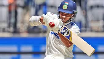 Yashasvi Jaiswal remained 90 not out on Day 2 of the first Test between Australia and India n Perth. AP  